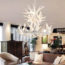 Best 12 Cast Deer Antler Chandelier Pure White Ceiling Lights 8 + 4 Candle-Style Rustic Lighting Fixtures