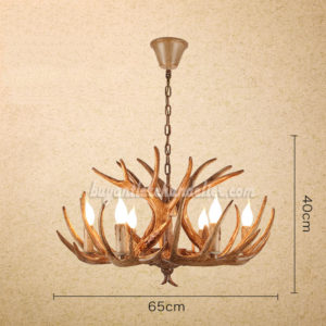 Best Six Deer Antler Chandelier Antique Cast Cascade Candelabra 6 Lights Rustic Lighting Fixtures