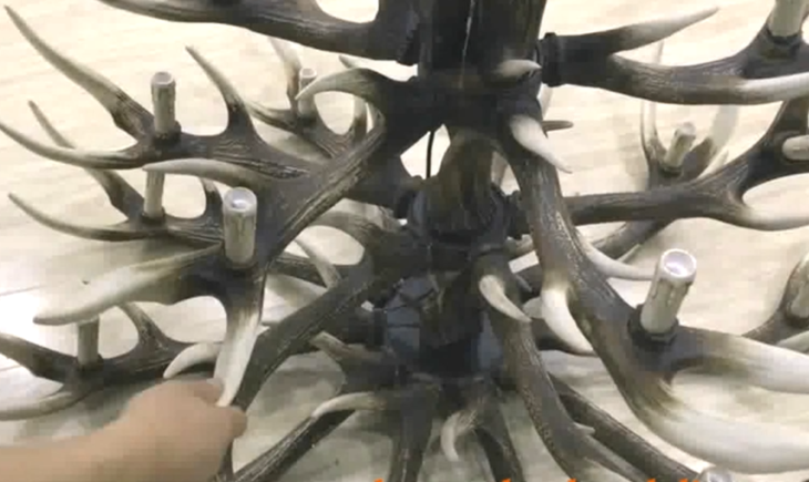 How to Assemble 3 Tiers Antler Chandelier - The Most Detailed Video Tutorial