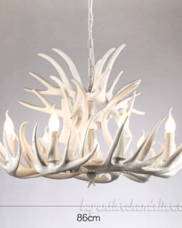 15 Cast Pure White Elk Antler Chandelier 9 + 6 Candelabra Ceiling Lights Home Lighting Fixtures Interior Decor