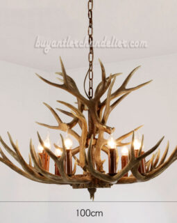 Buy Elk 14 Antler Chandelier 8 + 6 Cast Cascade Candelabra Ceiling Lights Rustic Style Lighting Fixtures