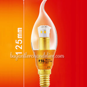 Cheap New E14 3W Candle-Style LED Light Bulb 3 Watt Warm Yellow for Chandelier Lighting Fixtures